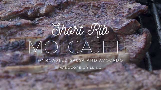 Hardcore Grilling - Short Rib Molcajete