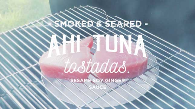 Hardcore Grilling - Smoked Ahi Tuna
